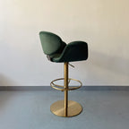 Light luxury minimalist fabric bar chair