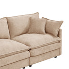 Cloud 102" Modular L-Shaped Sectional Sofa – Chenille Mocha