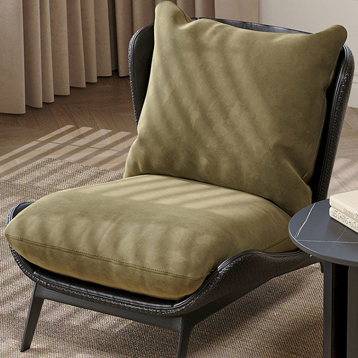 Italian Minimalist Lounge Chair, Nordic Style Single Chair for Living Room and Balcony