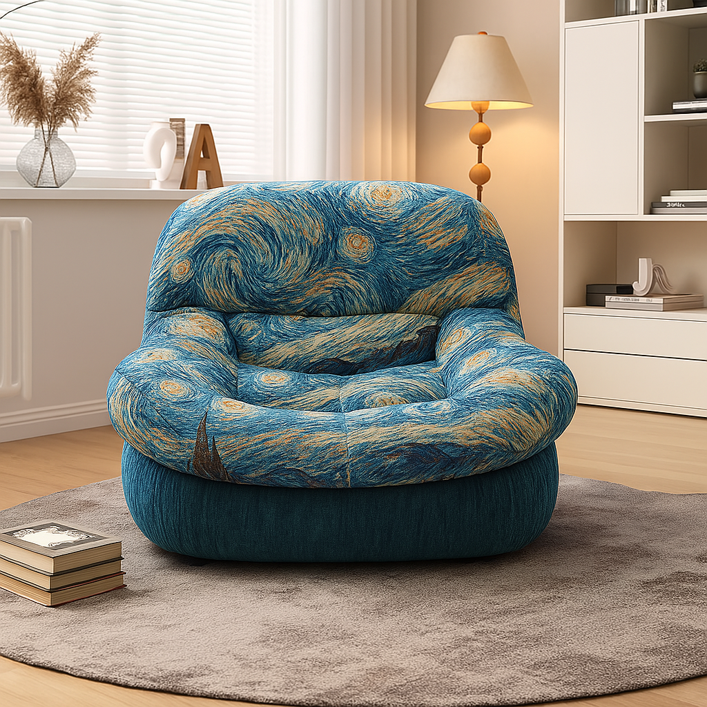 Italian style simple lazy sofa rocking chair