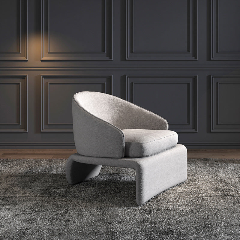 Modern single wool sofa chair