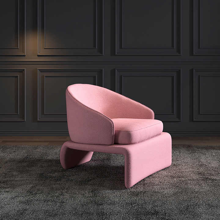 Modern single wool sofa chair