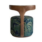 Elegant European Nordic Style | Solid Wood & Leather Accent Lounge Chairs