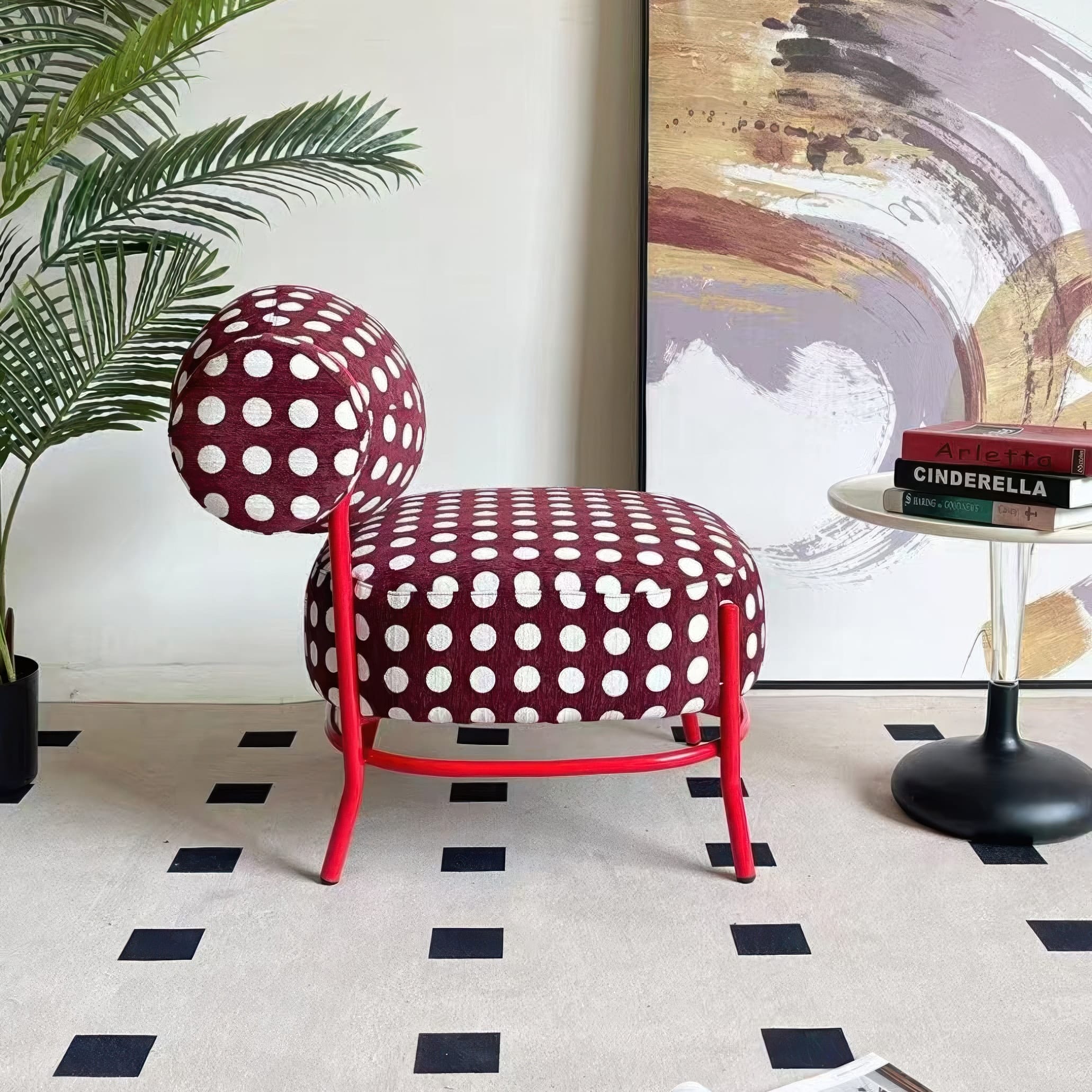 Modern Nordic candy chair suitable for living room, bedroom, hotel decoration