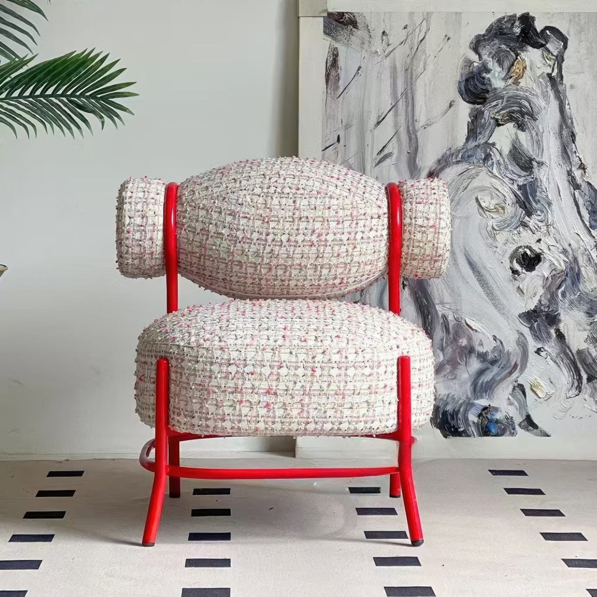 Modern Nordic candy chair suitable for living room, bedroom, hotel decoration