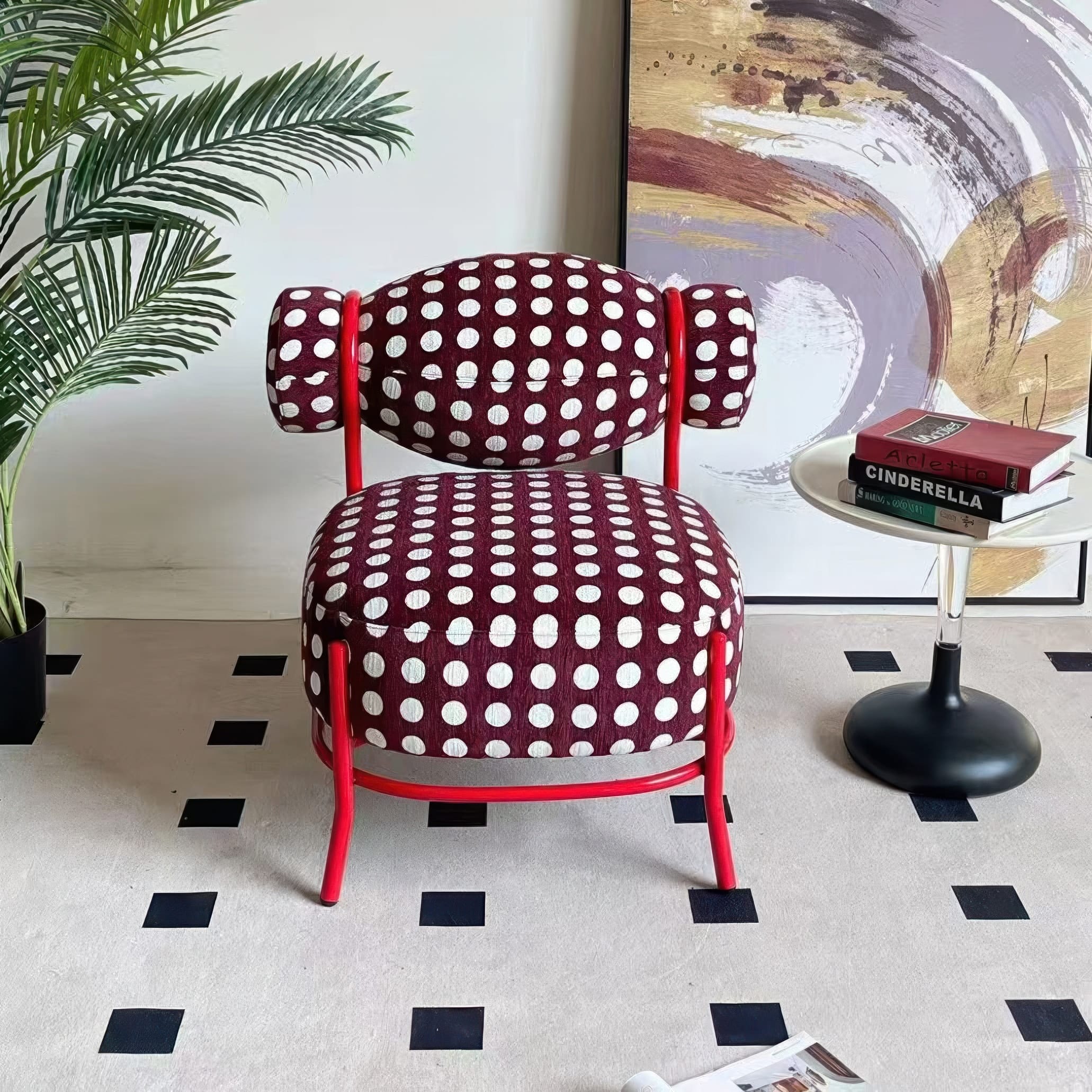 Modern Nordic candy chair suitable for living room, bedroom, hotel decoration