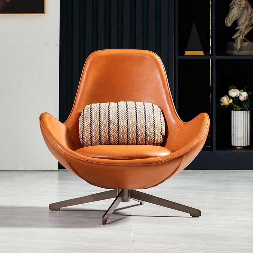 Metal frame sponge cushion living room single sofa chair