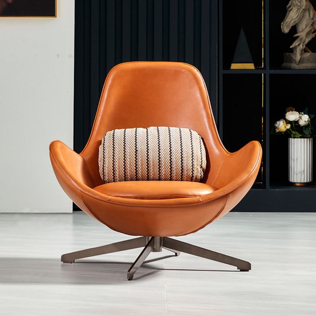 Metal frame sponge cushion living room single sofa chair