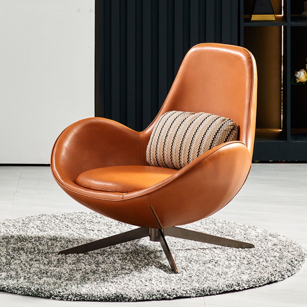 Metal frame sponge cushion living room single sofa chair