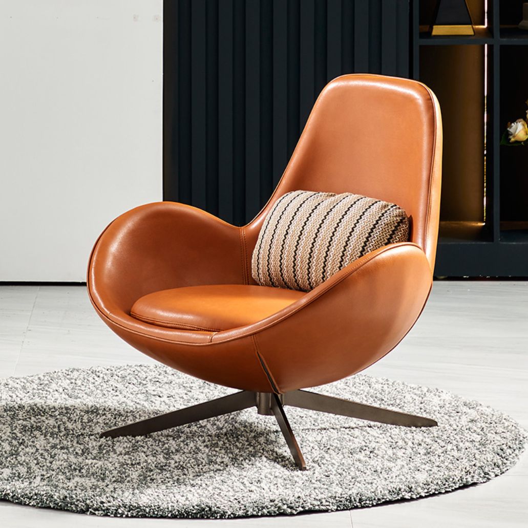 Metal frame sponge cushion living room single sofa chair