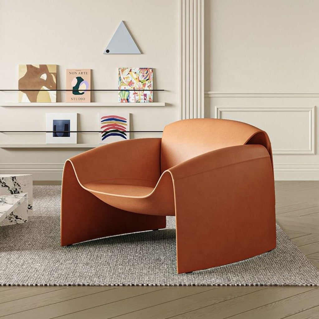 Nordic modern leisure legless crab chair