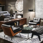 Modern Wood Living Room Furniture: Armchairs & Sofa Sets