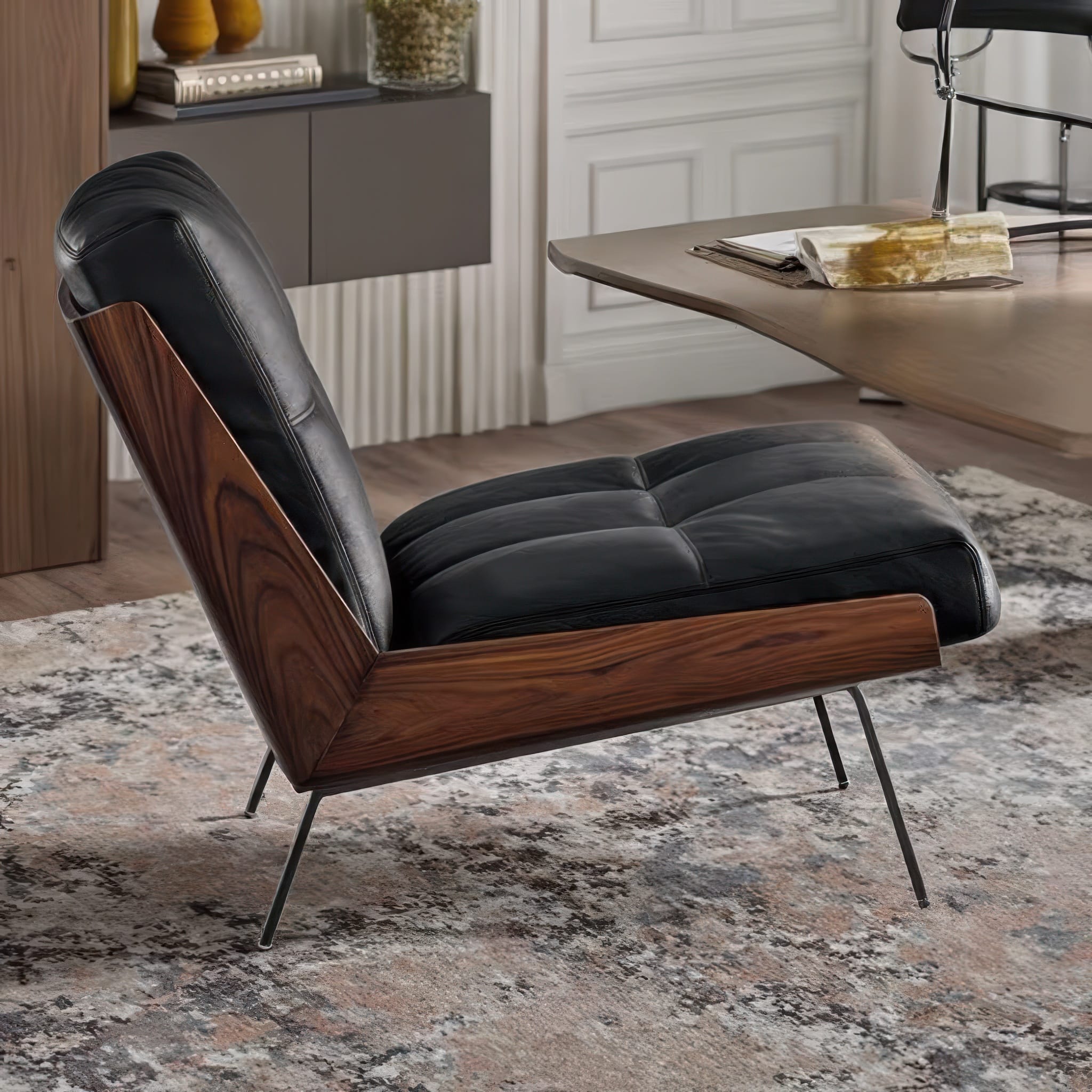 Modern Wood Living Room Furniture: Armchairs & Sofa Sets