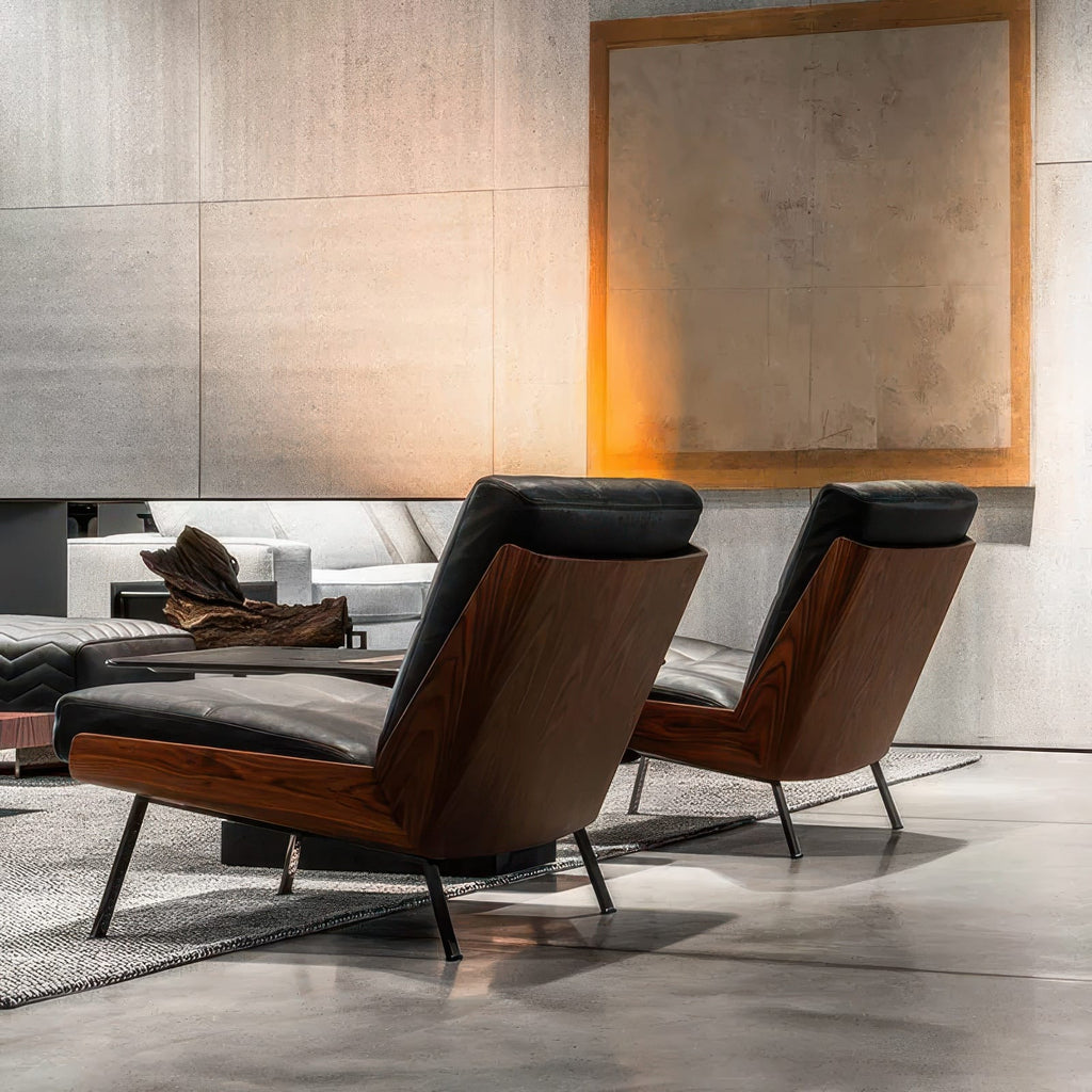 Modern Wood Living Room Furniture: Armchairs & Sofa Sets