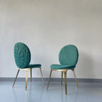 Light Luxury Modern Designer Stainless Steel Dining Chair