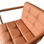 Modern Design Adjustable Bar Chair with Leather Upholstery