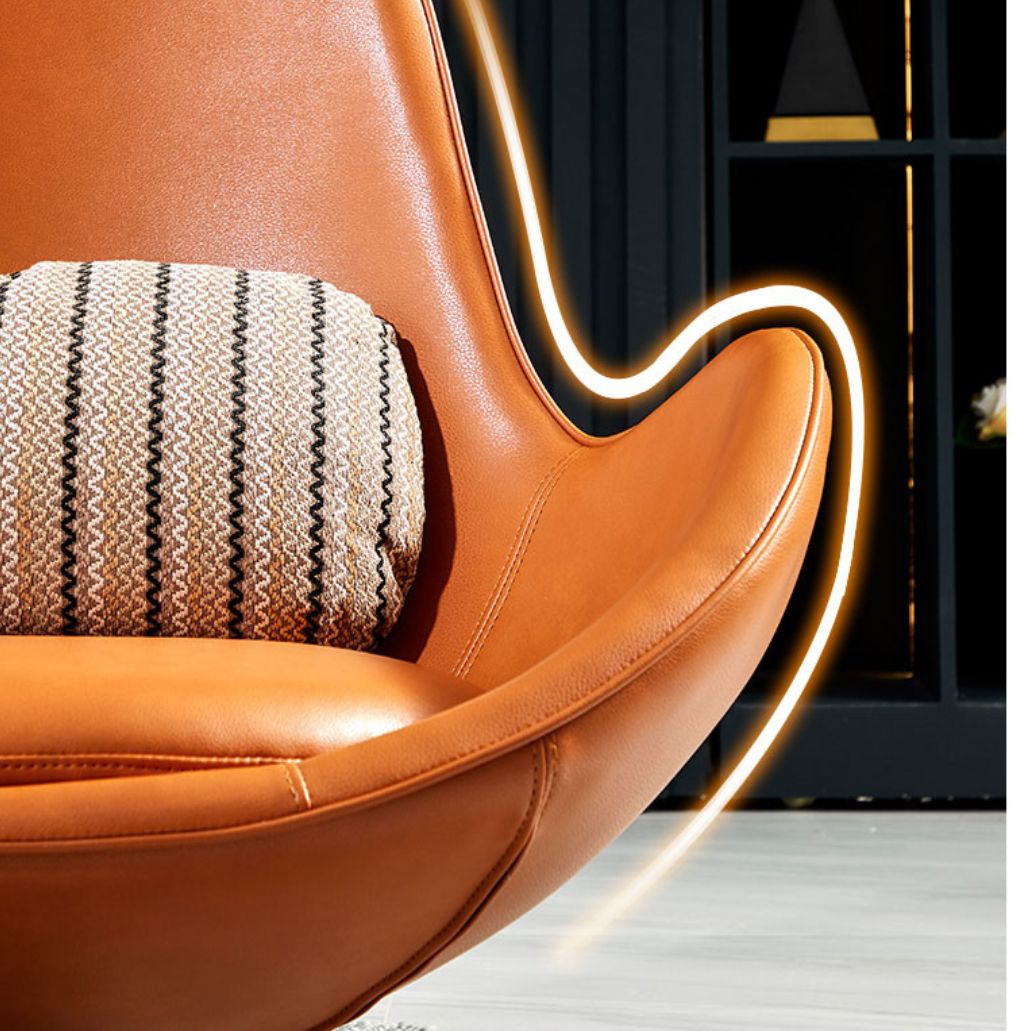 Metal frame sponge cushion living room single sofa chair