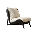 Italian Minimalist Lounge Chair, Nordic Style Single Chair for Living Room and Balcony