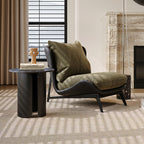 Italian Minimalist Lounge Chair, Nordic Style Single Chair for Living Room and Balcony