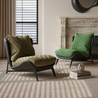 Italian Minimalist Lounge Chair, Nordic Style Single Chair for Living Room and Balcony