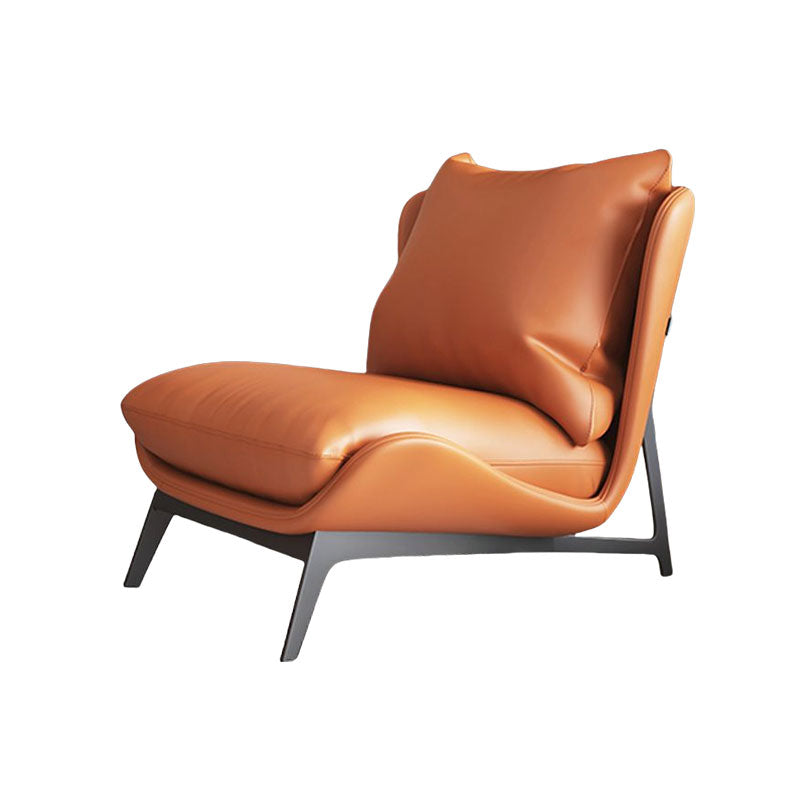 Italian Minimalist Lounge Chair, Nordic Style Single Chair for Living Room and Balcony