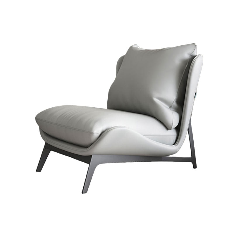 Italian Minimalist Lounge Chair, Nordic Style Single Chair for Living Room and Balcony