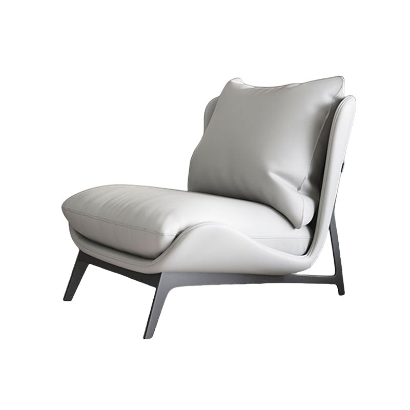Italian Minimalist Lounge Chair, Nordic Style Single Chair for Living Room and Balcony