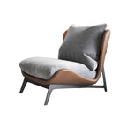 Italian Minimalist Lounge Chair, Nordic Style Single Chair for Living Room and Balcony