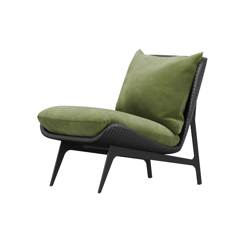 Italian Minimalist Lounge Chair, Nordic Style Single Chair for Living Room and Balcony
