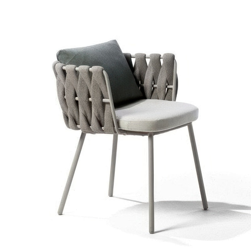 Nordic Style Outdoor Rope Rattan Chair for Garden