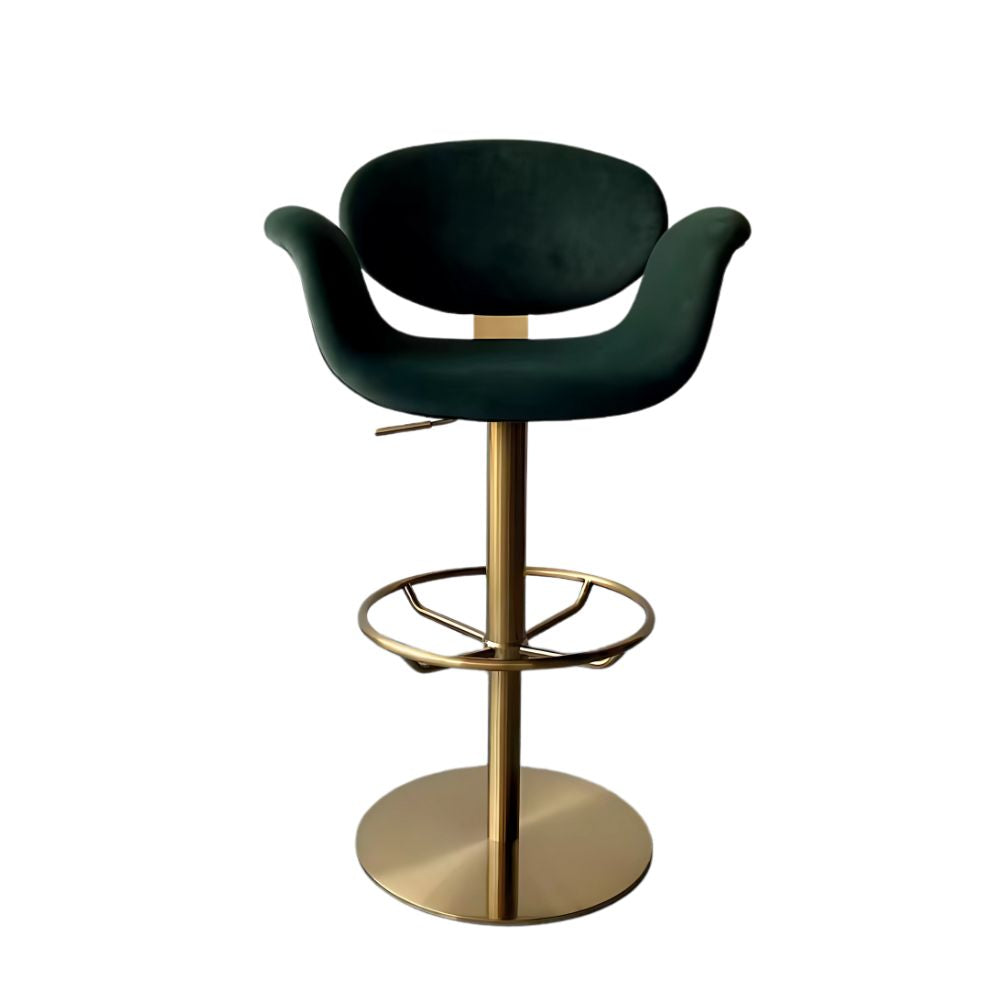 Light luxury minimalist fabric bar chair