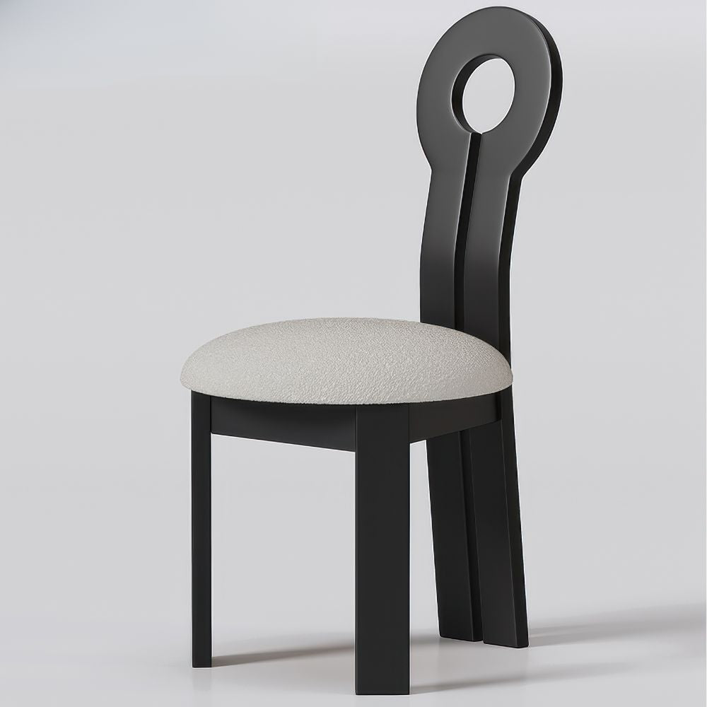 Set of 2 | Retro French Dining Chair – Solid Wood Keyhole Style