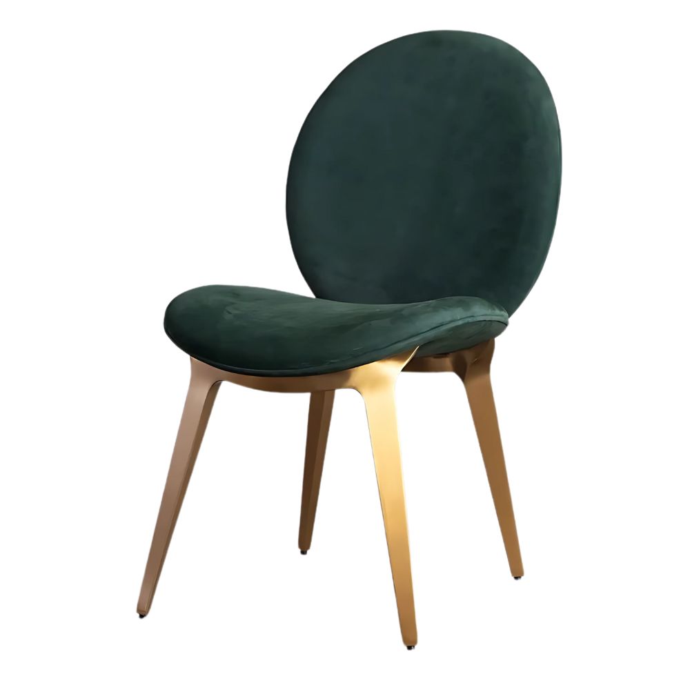 Light Luxury Modern Designer Stainless Steel Dining Chair