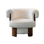 French Vintage Lamb-Shaped Swivel Chair