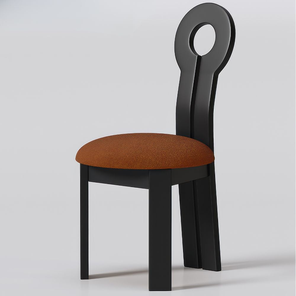 Set of 2 | Retro French Dining Chair – Solid Wood Keyhole Style