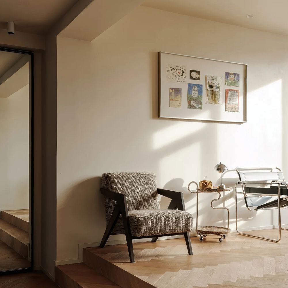 French retro Richard single sofa chair