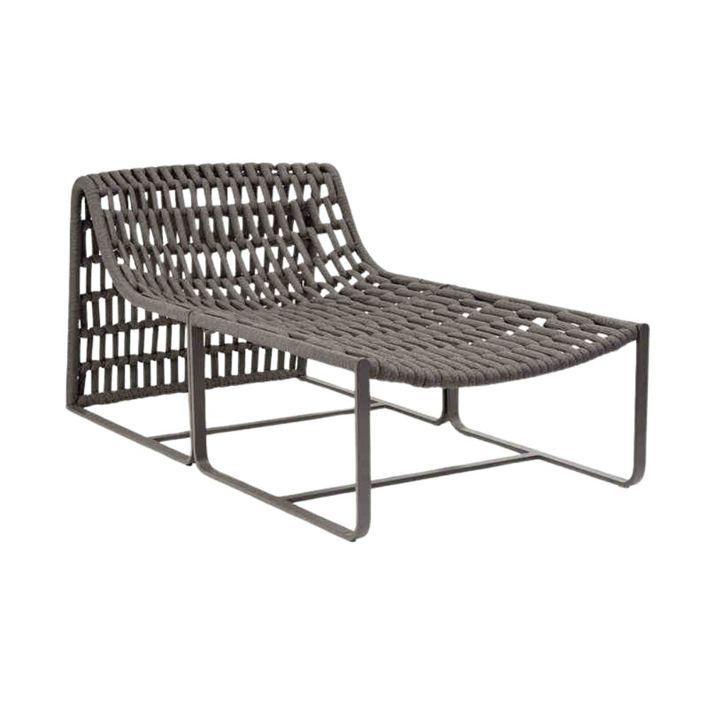 Patio Rope Lounge Chair – Outdoor Rattan Leisure Chair