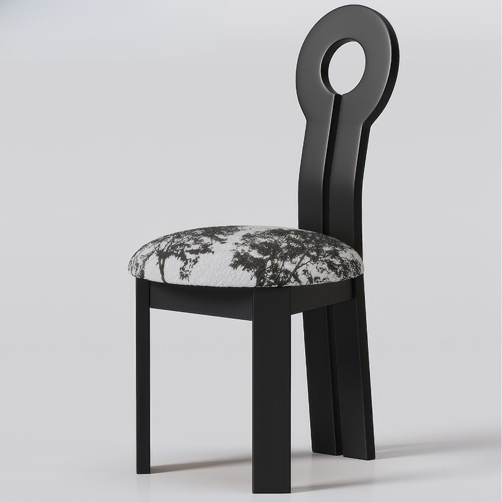 Set of 2 | Retro French Dining Chair – Solid Wood Keyhole Style