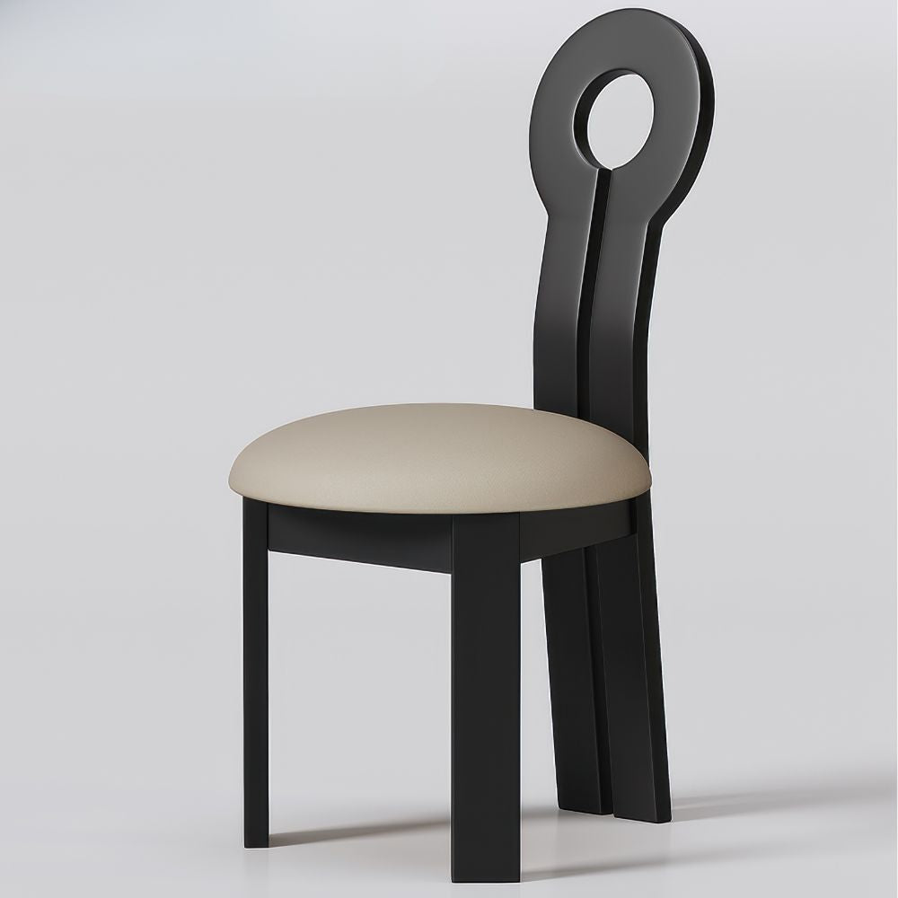 Set of 2 | Retro French Dining Chair – Solid Wood Keyhole Style