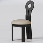 Set of 2 | Retro French Dining Chair – Solid Wood Keyhole Style