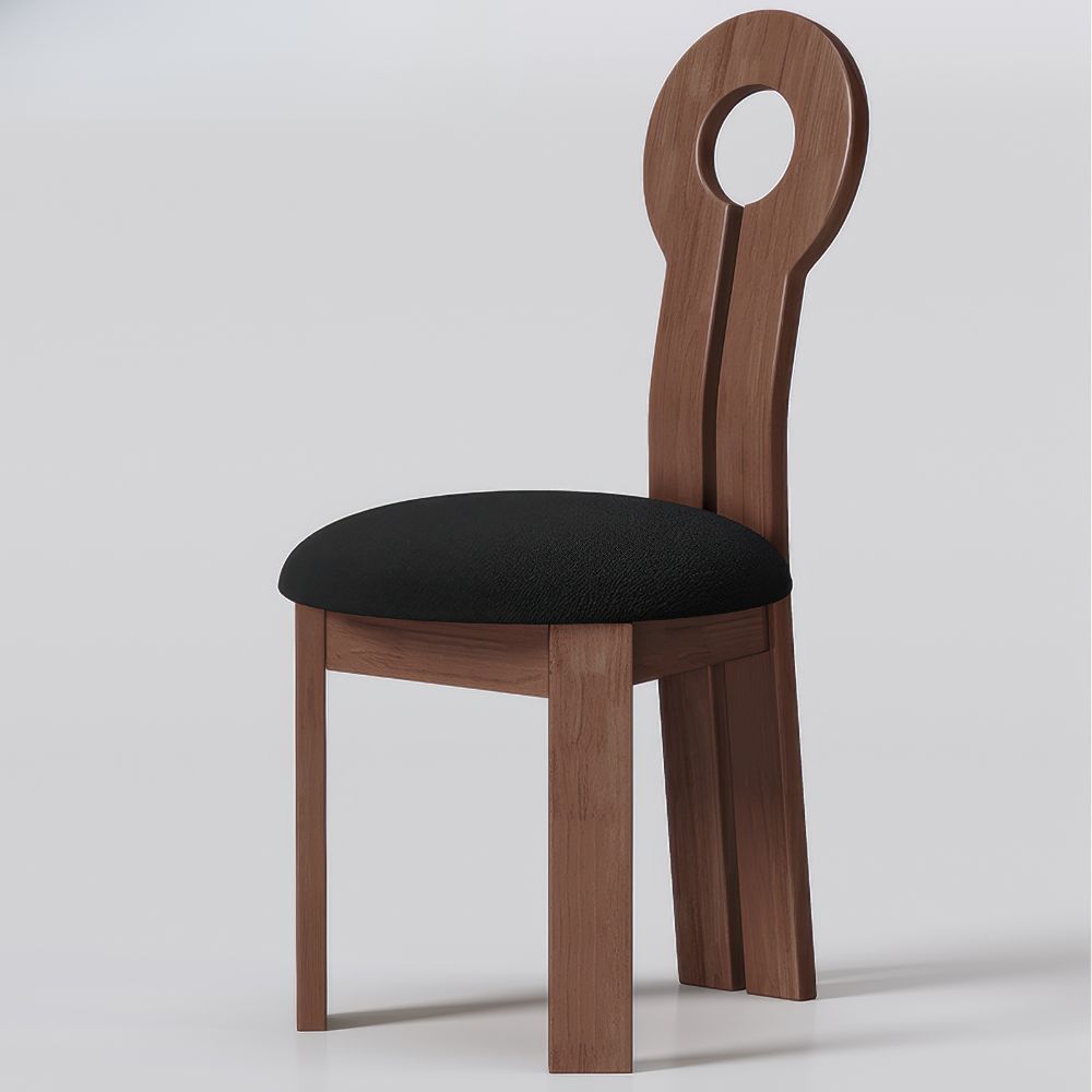 Set of 2 | Retro French Dining Chair – Solid Wood Keyhole Style