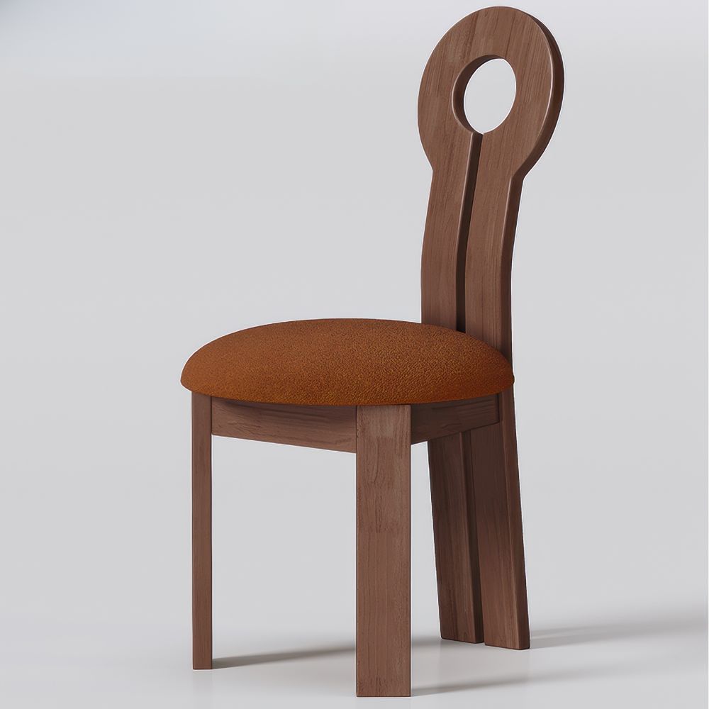 Set of 2 | Retro French Dining Chair – Solid Wood Keyhole Style