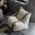 Strap-Back Minimalist Bean Bag Chair
