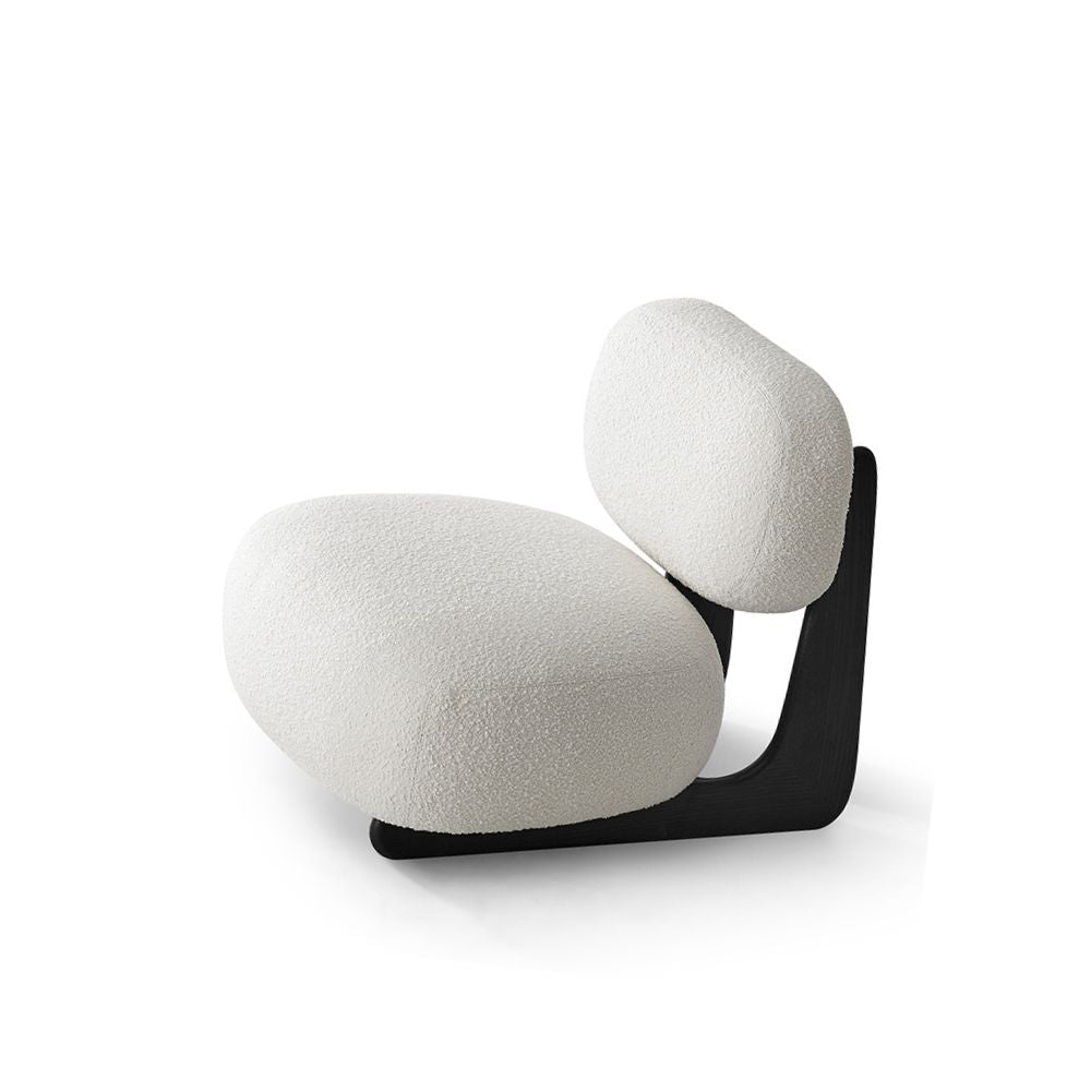 L-Shaped Fabric Floor Sofa Chair