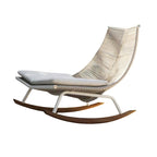 Modern Nordic Rattan Rocking Chair Outdoor Balcony Sofa