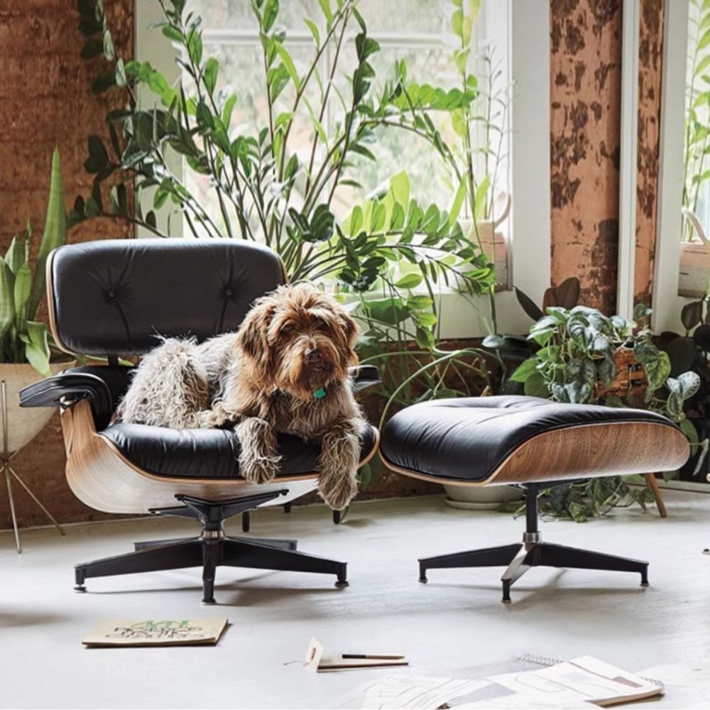 Eames-inspired Single Recliner Replica