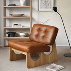 Solid Wood Lounge Chair.