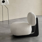 L-Shaped Fabric Floor Sofa Chair