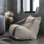 Strap-Back Minimalist Bean Bag Chair