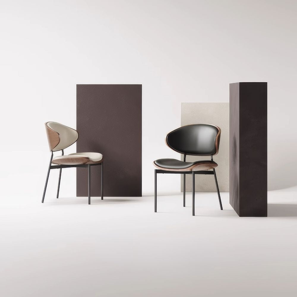 Lars Leather Dining Chairs Set of 2